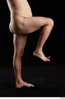 Louis  2 flexing leg nude side view 0004.jpg